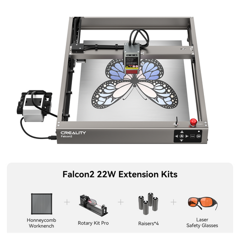 Bundle Falcon2 22W Laser Engraver and Cutter Extension Kits Bundle Falcon2 22W Laser Engraver and Cutter Extension Kits
