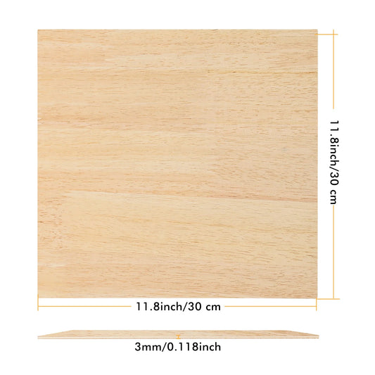 High-Quality Craft Wood Sheets for Laser Engraving and Cutting 1600