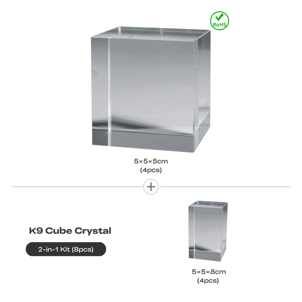 Falcon K9 Clear Cube Crystal