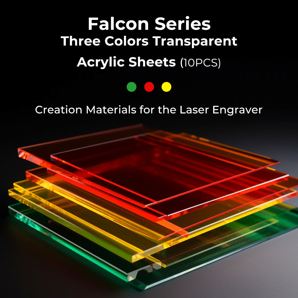 Mega Pack for Creality Falcon Laser Engraving/Cutting Machine 12*12'' Walnut Plywood Sheets Materials Mega Pack for Creality Falcon Laser Engraving/Cutting Machine 12*12'' Walnut Plywood Sheets Materials