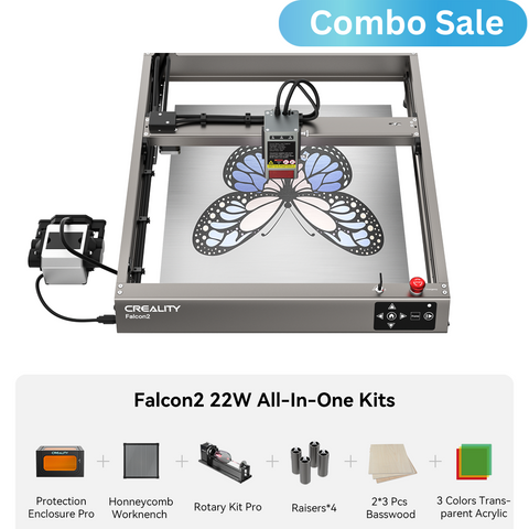 Falcon2 40W/22W Laser Engraver All-In-One Kits (with Materials) Falcon2 40W/22W Laser Engraver All-In-One Kits (with Materials)
