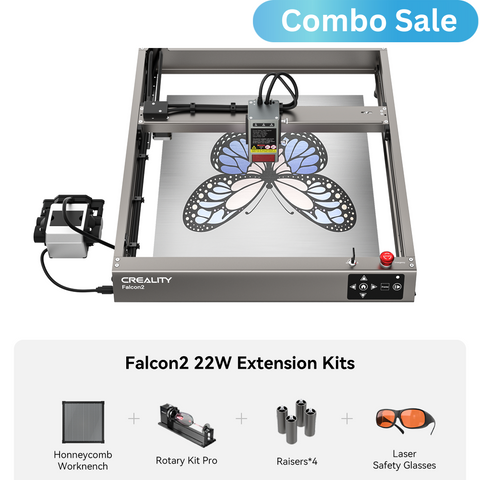 Bundle Falcon2 22W Laser Engraver and Cutter Extension Kits Bundle Falcon2 22W Laser Engraver and Cutter Extension Kits