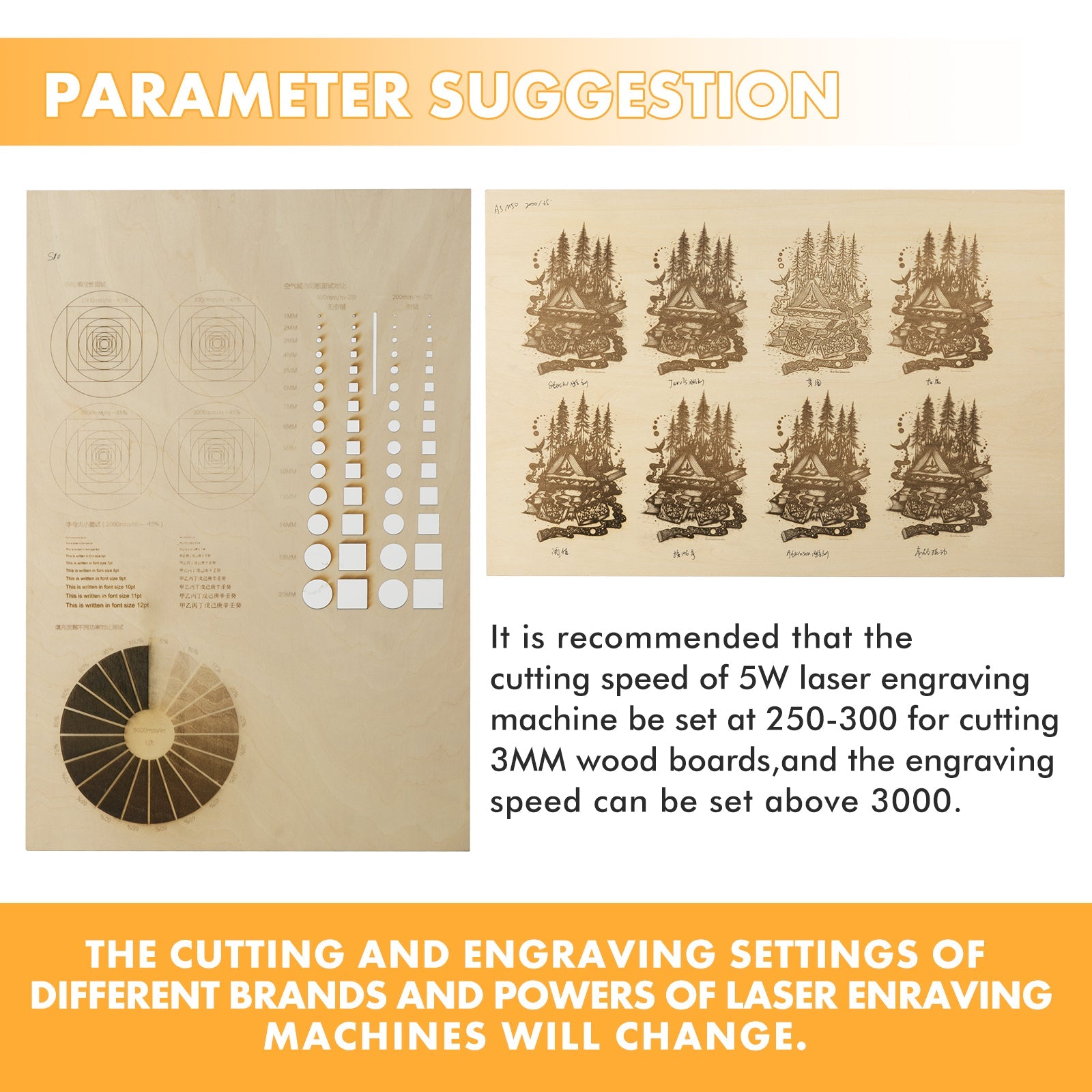 Thickness Basswood Plywood 8.27x11.7x0.12" for Laser Engraving - Pack of 10pcs Thickness Basswood Plywood 8.27x11.7x0.12" for Laser Engraving - Pack of 10pcs