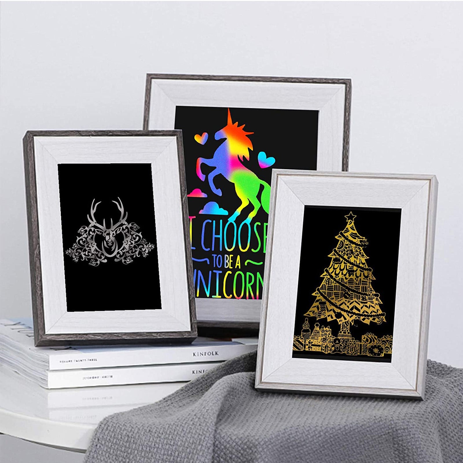 Gold Silver Scratch Paper for Laser Engraving A4 - Pack of 40pcs Gold Silver Scratch Paper for Laser Engraving A4 - Pack of 40pcs