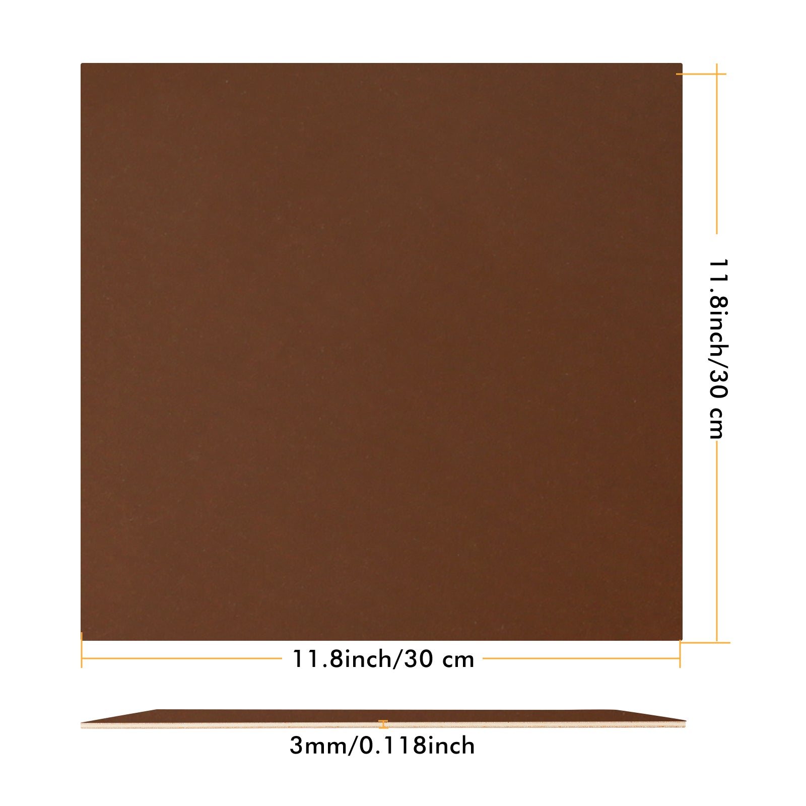 Brown Wood 12"x12" for Laser Engraving and CNC Cutting - 6pcs Brown Wood 12"x12" for Laser Engraving and CNC Cutting - 6pcs
