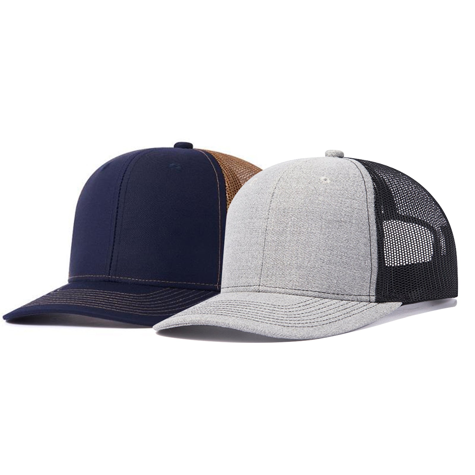 2 pcs Adjustable Mesh Trucker Hat with 4pcs Cap Stickers + 3pcs Wood Sheets for Engraving 2 pcs Adjustable Mesh Trucker Hat with 4pcs Cap Stickers + 3pcs Wood Sheets for Engraving