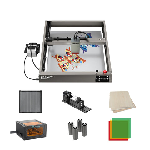 Falcon2 22W/40W Laser Engraver and Cutter All-in-one Kits (with Materials) Falcon2 22W/40W Laser Engraver and Cutter All-in-one Kits (with Materials)