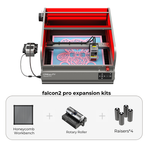 Bundle Falcon2 Pro 22W Enclosed Laser Engraver and Cutter