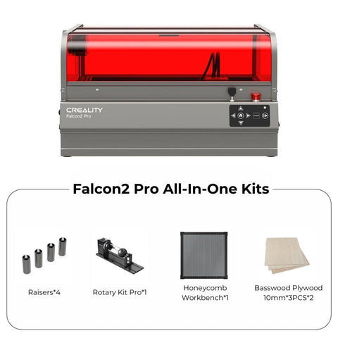 Creality Falcon2 Pro 22W/40W Enclosed Laser Engraver and Cutter