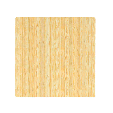 Falcon 8x8x1/8'' Natural Bamboo Board for Laser Engraver and Cutter (10pcs)