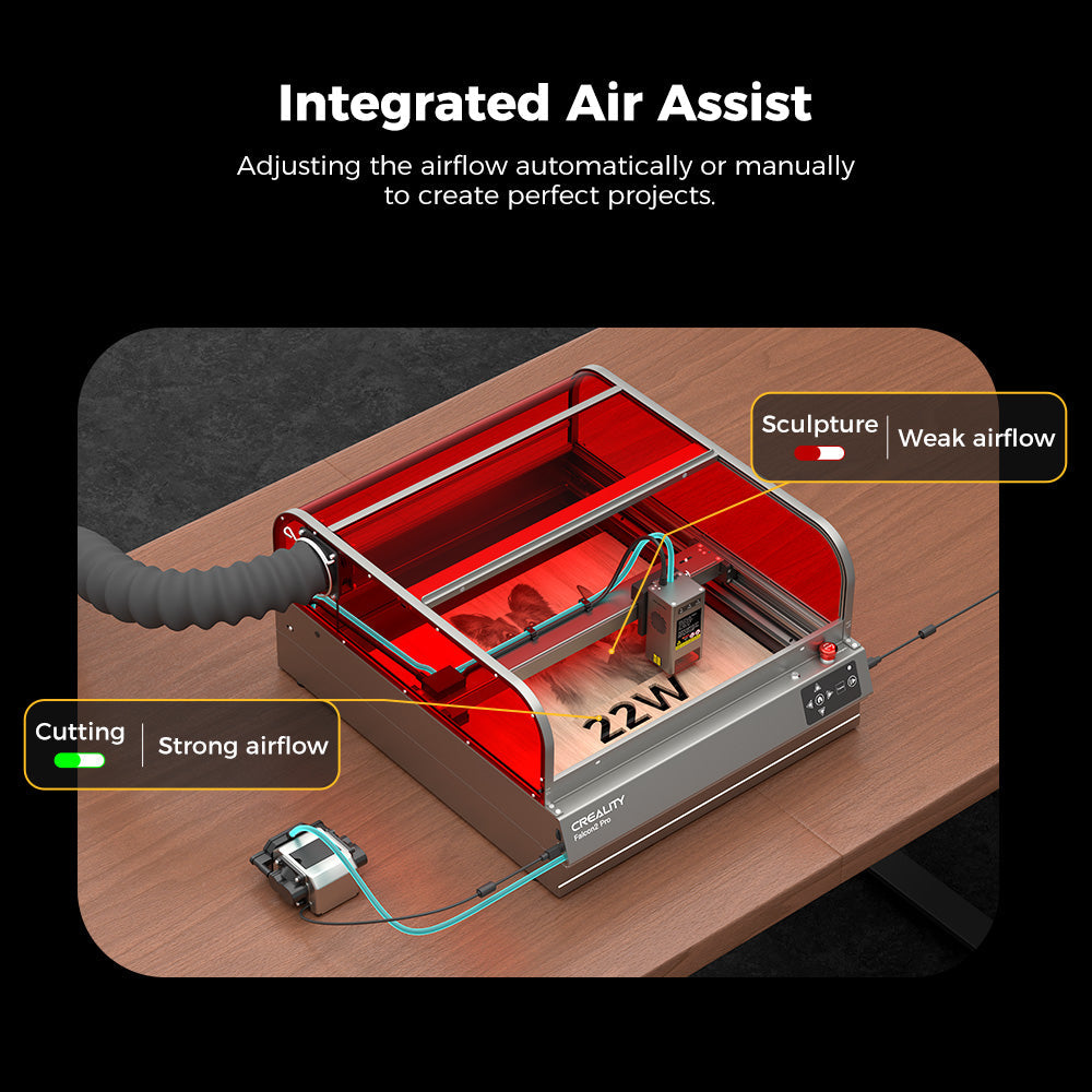 Creality Falcon2 Pro 22W Laser Engraver and Cutter