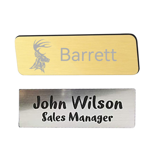 Stainless Steel Name Tags for Laser Engraving - Pack of 4 Colors and 20 Packs 1600