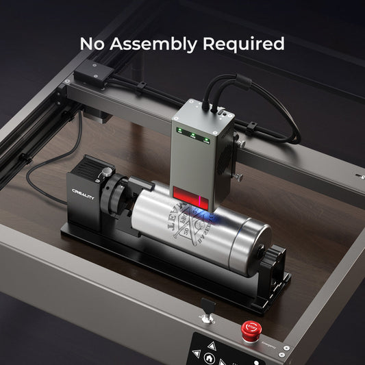 Bundle Falcon Rotary Kit Pro with Risers(4Packs) and Laser Carved Colored Paper for Curved Surface Laser Engraving 1000