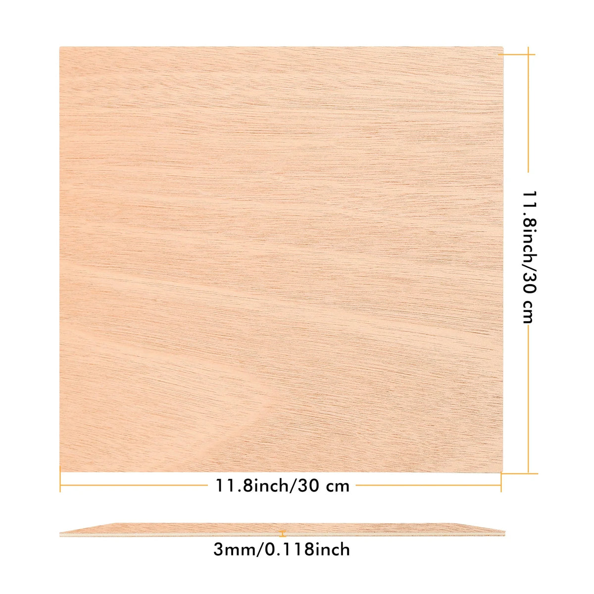 High-Quality Craft Wood Sheets for Laser Engraving and Cutting