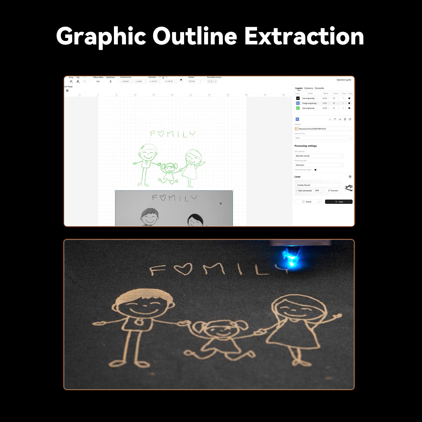 Creality Falcon A1 10W Lasergravierer