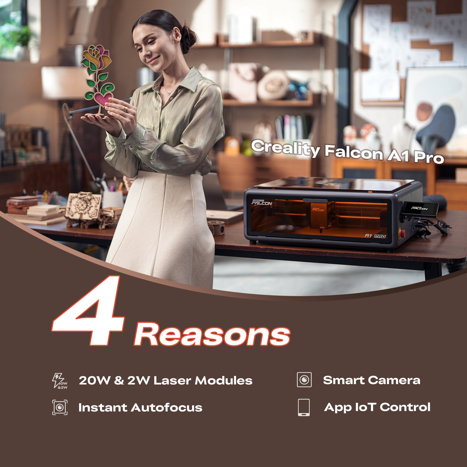 Creality Falcon A1 10W Lasergravierer