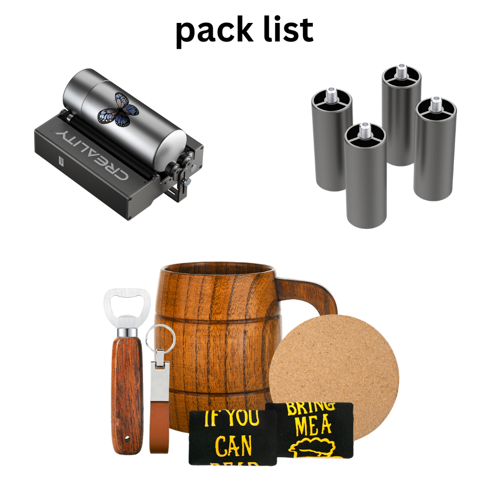 DIY Beer Wooden Cups Gift Set For 22W 40W 60W 12W
