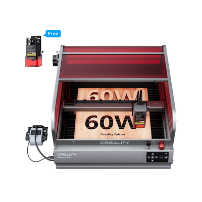 Creality Falcon2 Pro 60W Enclosed Laser Engraver and Cutter
