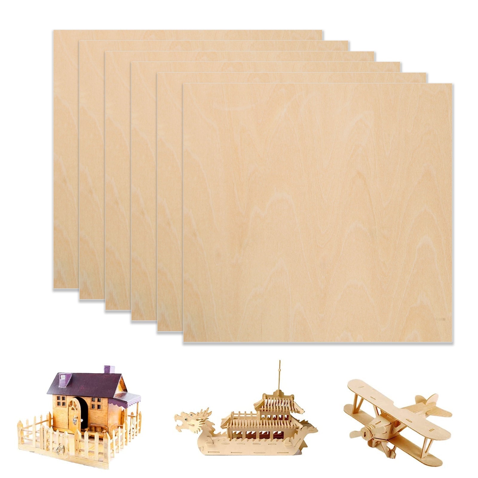 Basswood Plywood Sheets A4 1/8