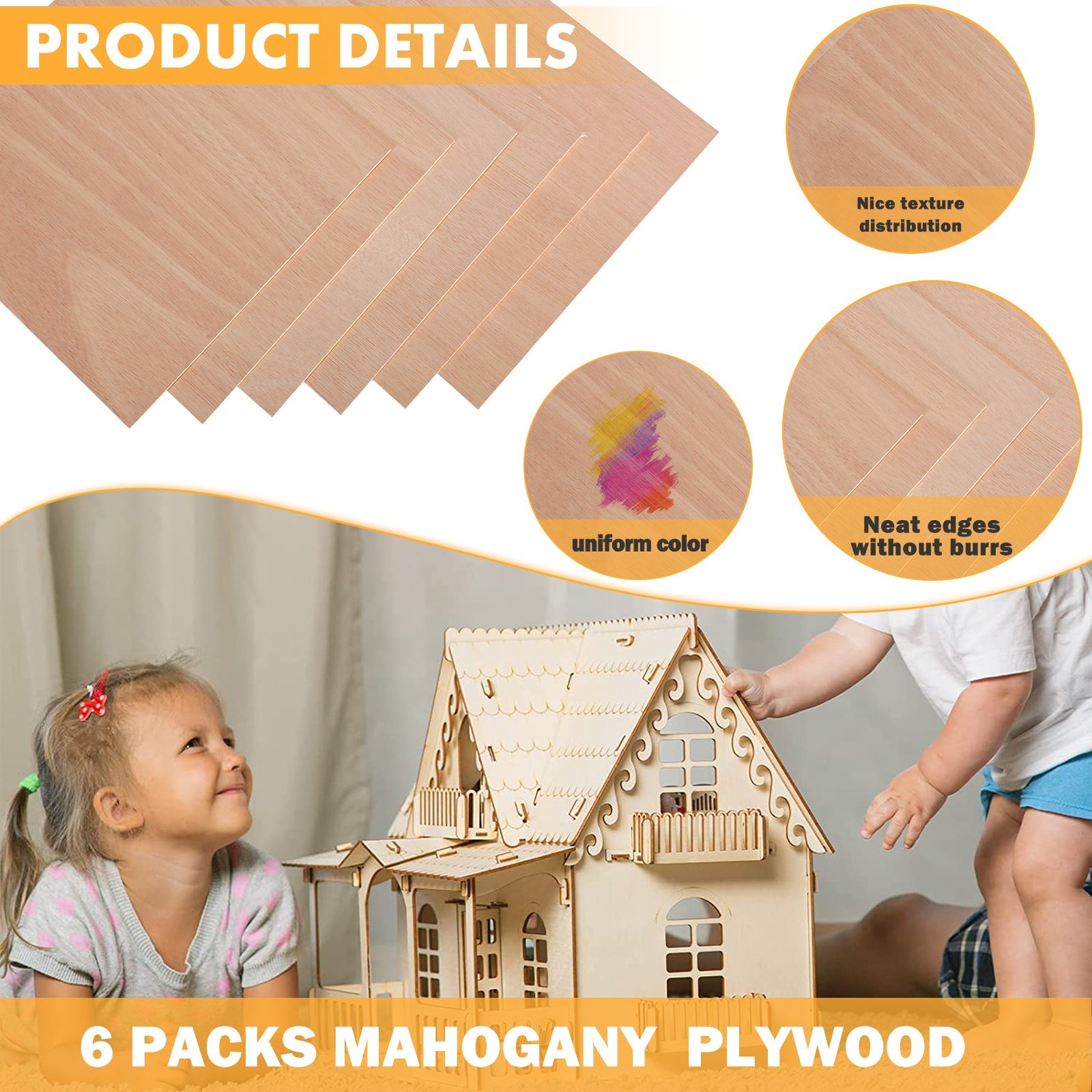 Mahogany Plywood 1/8