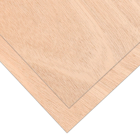 Mahogany Plywood 1/8" x 11.8" x 11.8" for Laser Engraving and Cutting - Pack of 6pcs