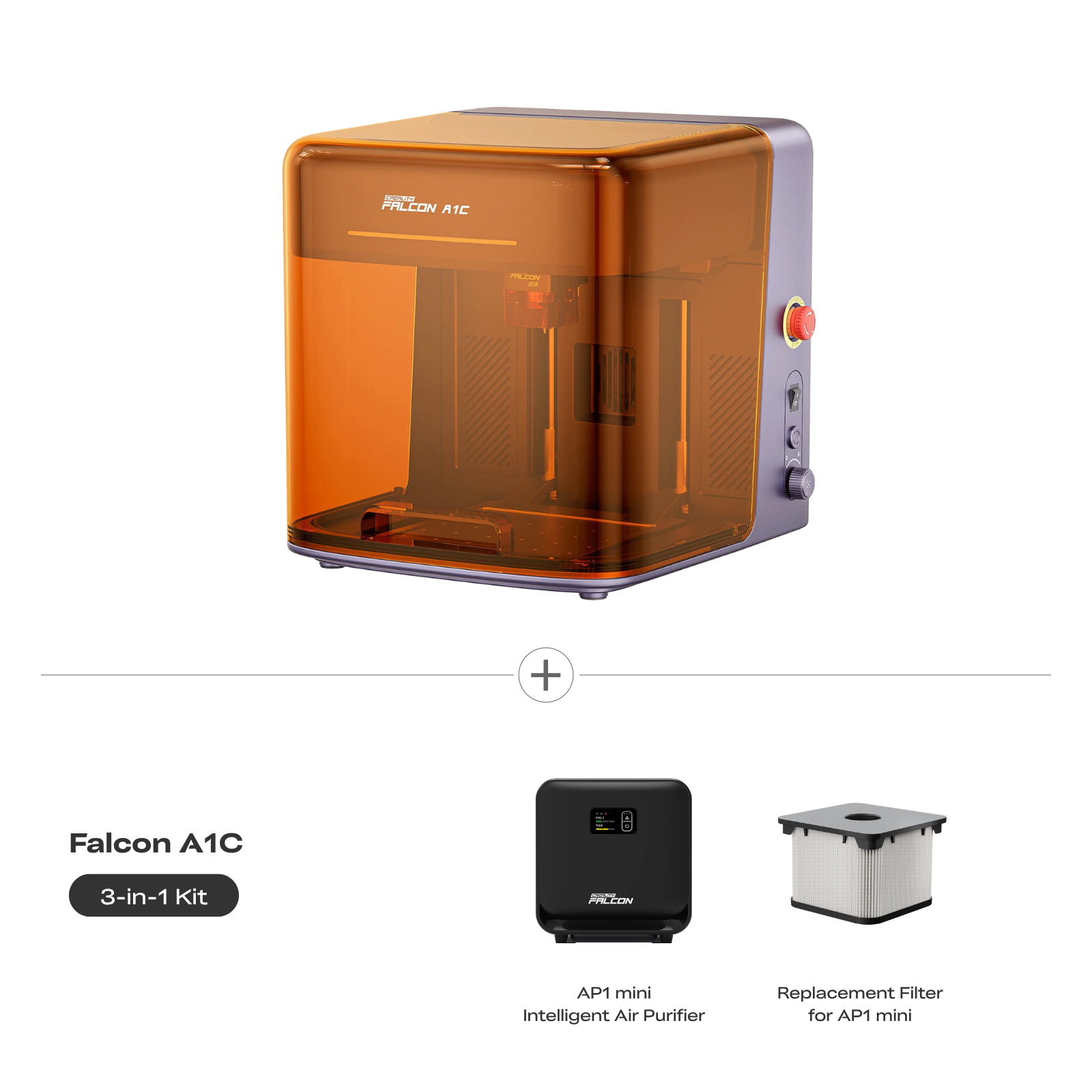 Falcon A1C with AI Camera - Purifier Kit