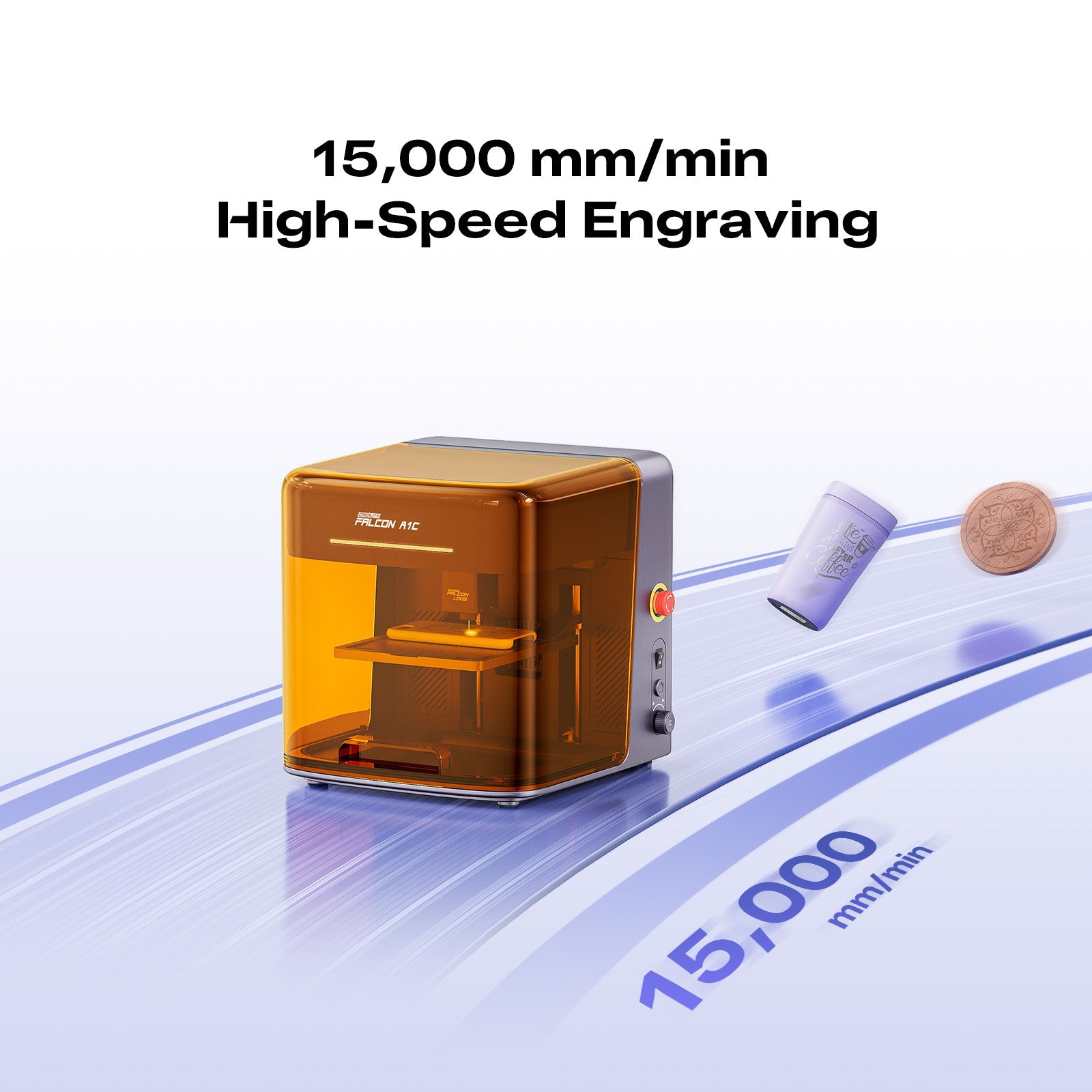 Creality Falcon A1C Laser Engraver with AI Camera
