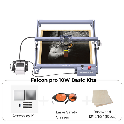 Bundle CR-Laser Falcon 10W Laser Engraver Basic Kits