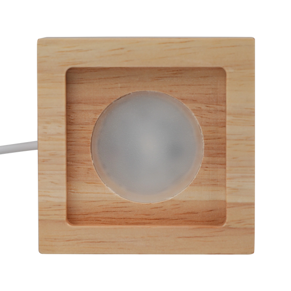 Wooden Light Display Stand for Crystal (4pcs)