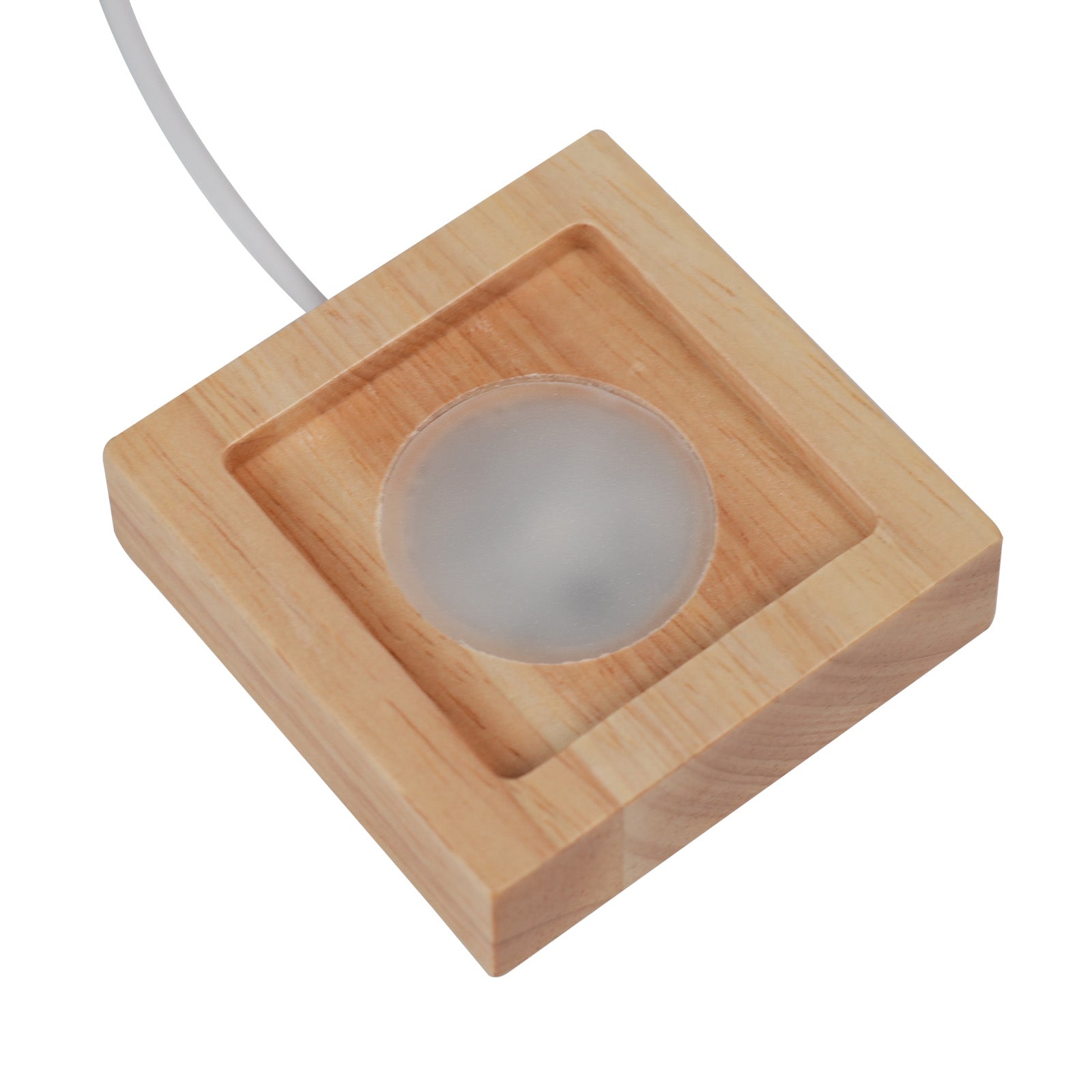 Wooden Light Display Stand for Crystal (4pcs)
