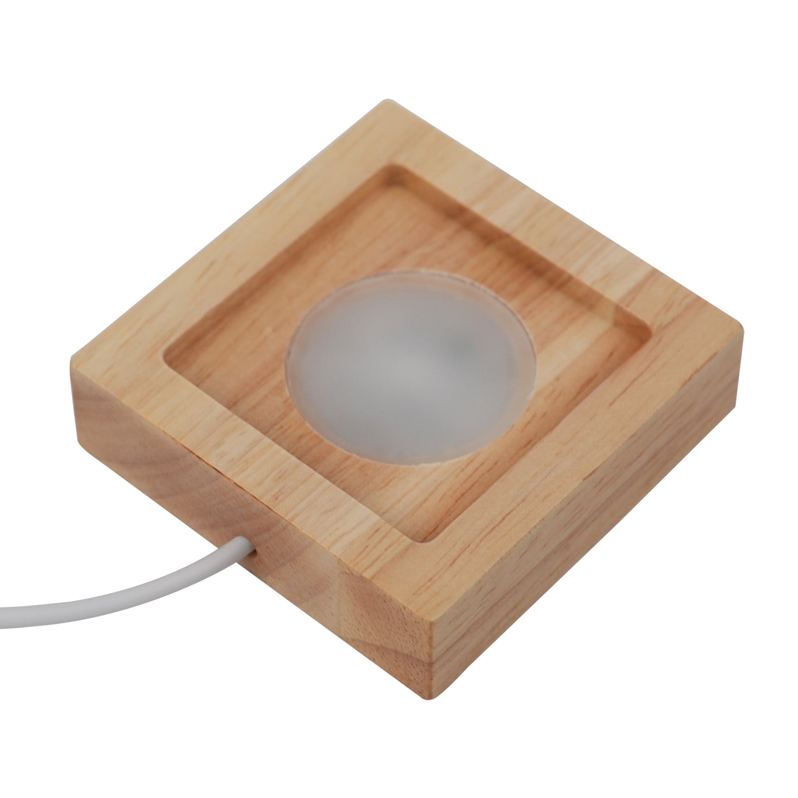 Wooden Light Display Stand for Crystal (4pcs)