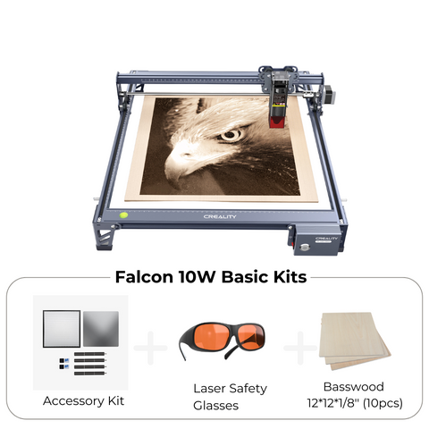 Bundle CR-Laser Falcon 10W Laser Engraver Basic Kits