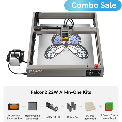 Falcon2 22W Laser Engraver and Cutter All-in-one Kits