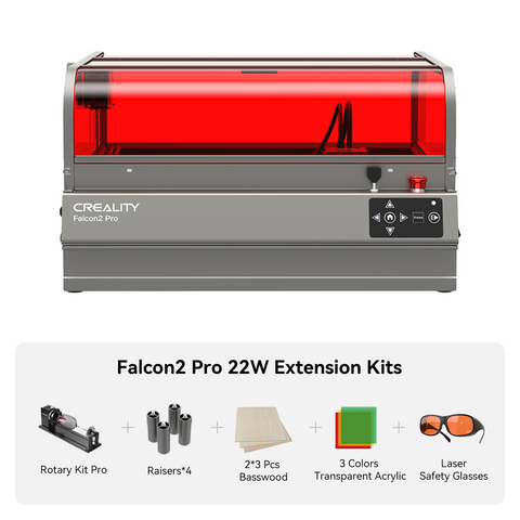 Creality Falcon2 Pro 22W Enclosed Laser Engraver and Cutter