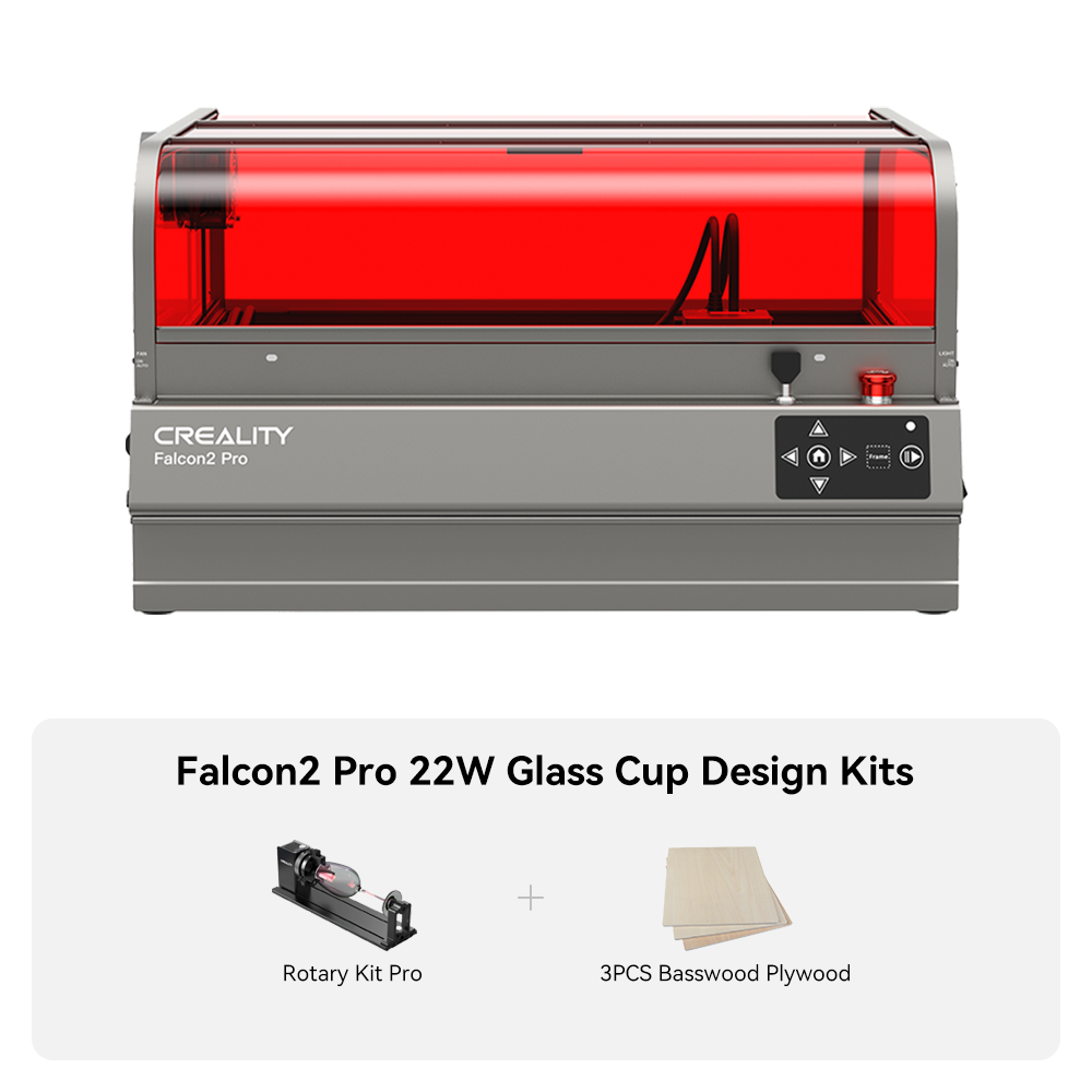 Falcon2 Pro 22W/40W Enclosed Laser Engraver and Cutter