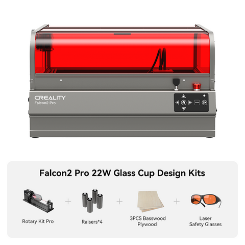 Falcon2 Pro 22W/40W Enclosed Laser Engraver and Cutter