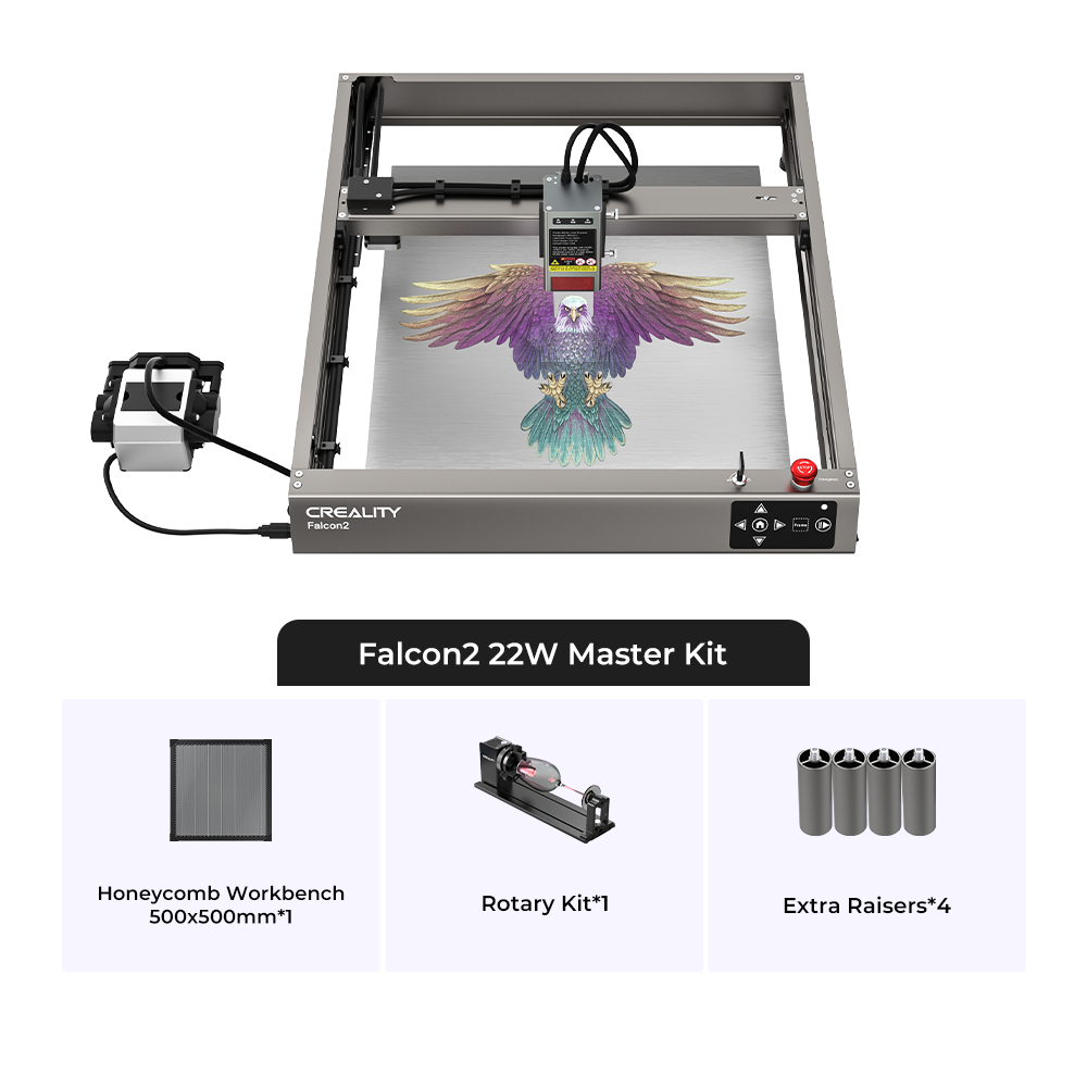 Falcon2 22W Laser Engraver and Cutter Master Kit