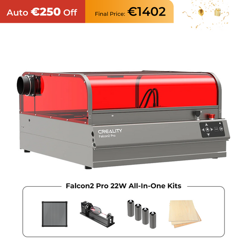Creality Falcon2 Pro 22W Enclosed Laser Engraver and Cutter