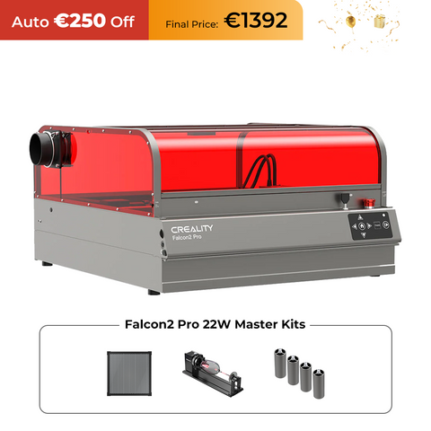 Creality Falcon2 Pro 22W Enclosed Laser Engraver and Cutter
