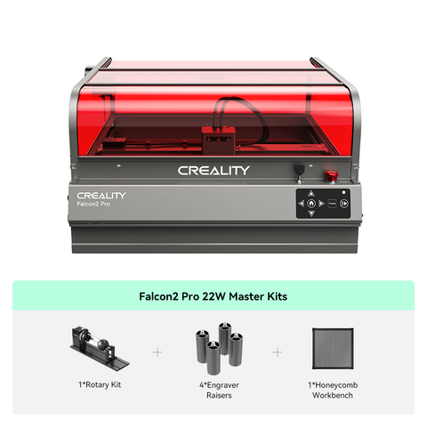 Falcon2 Pro 22W/40W Enclosed Laser Engraver and Cutter