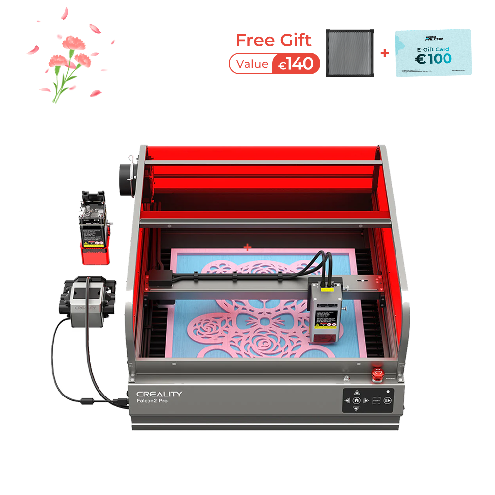 Falcon2 Pro 22W/40W Enclosed Laser Engraver and Cutter