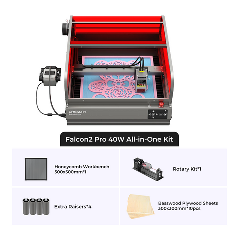 Creality Falcon2 Pro 40W Enclosed Laser Engraver and Cutter