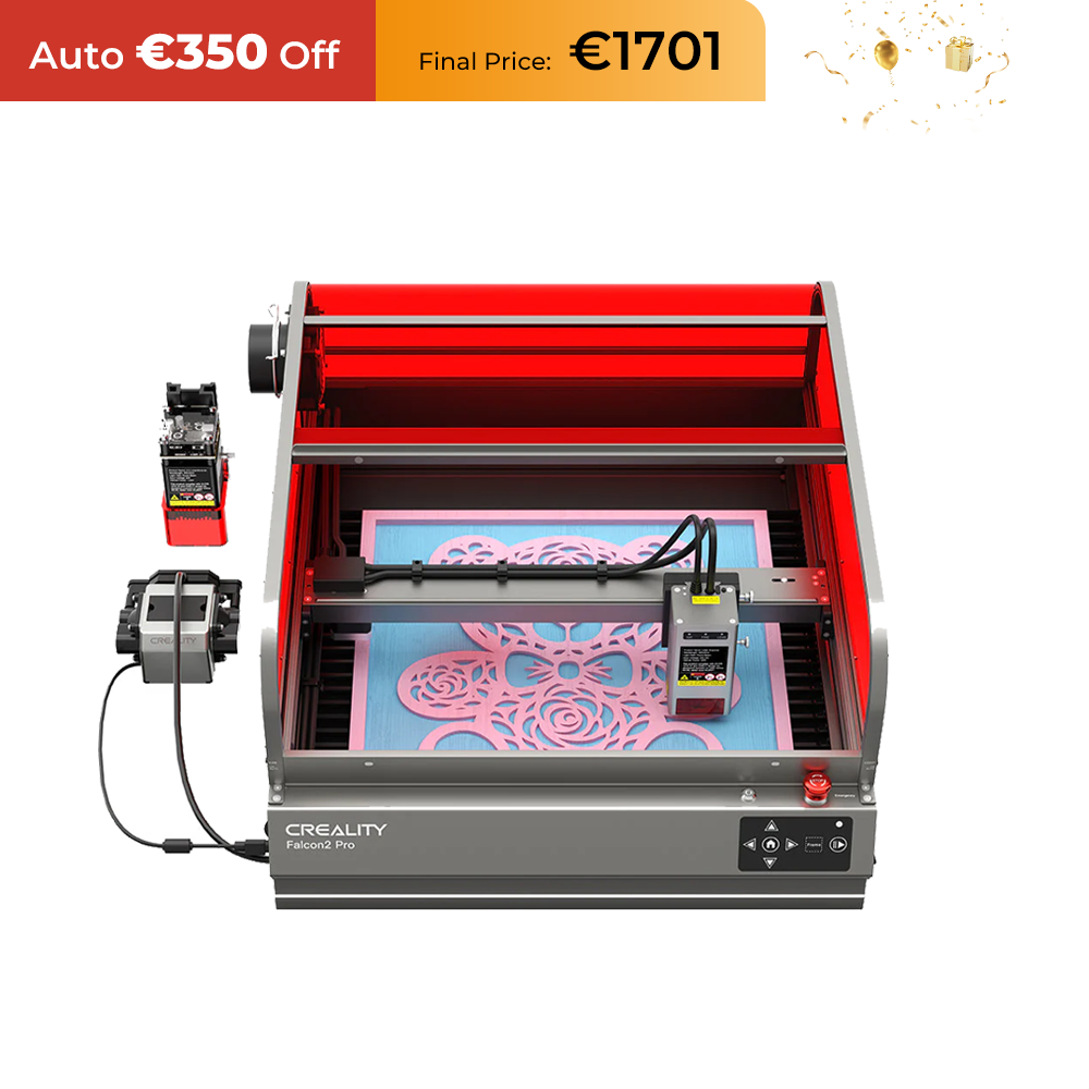 Creality Falcon2 Pro 40W Enclosed Laser Engraver and Cutter