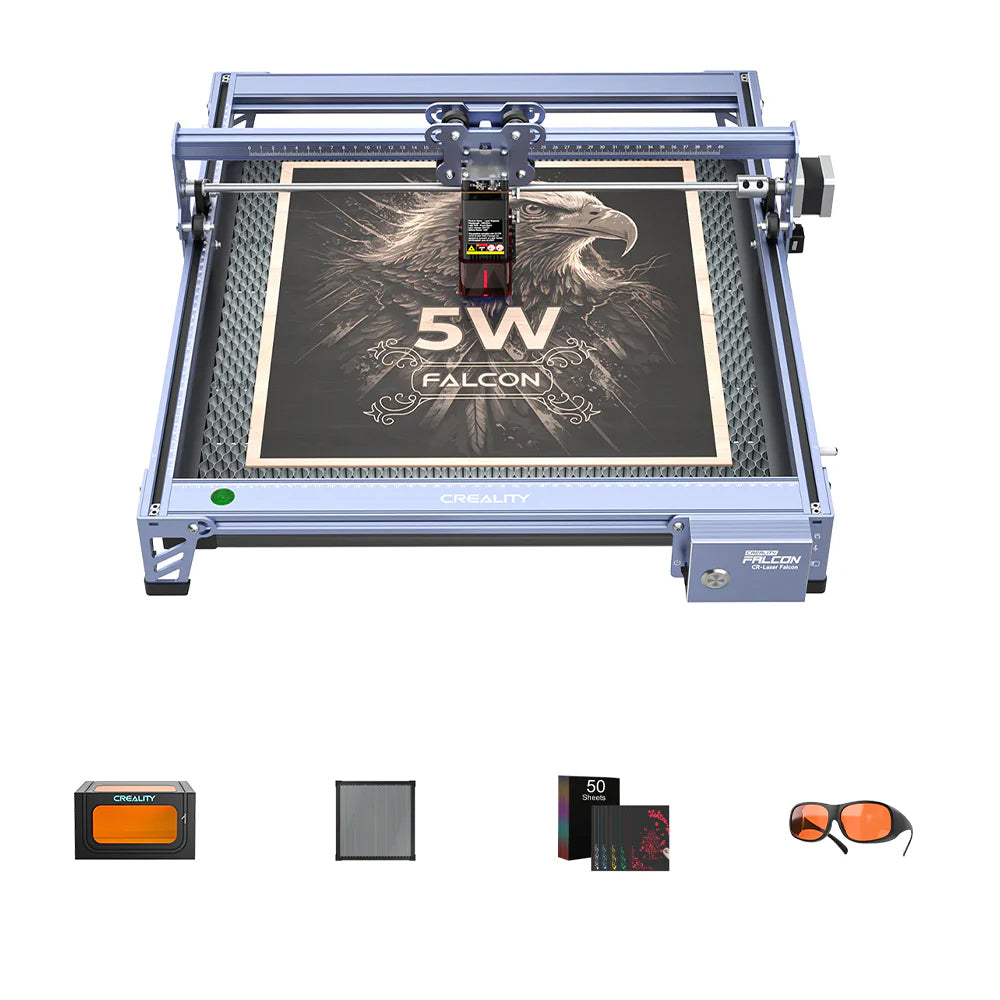 CR-Laser Falcon 5W Engraver Bundle for Beginners