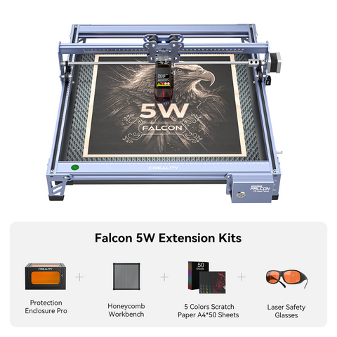 CR-Laser Falcon 5W Engraver Bundle for Beginners