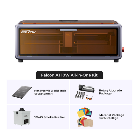 Falcon A1 10W Enclosed Laser Engraver and Cutter