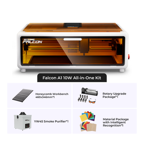 Creality Falcon A1 10W Enclosed Laser Engraver and Cutter
