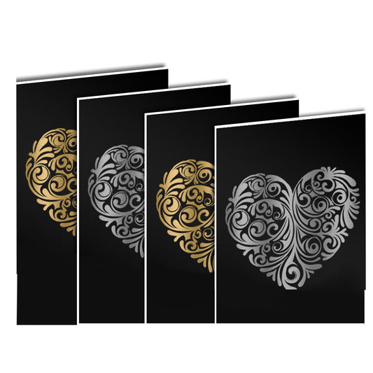 Gold Silver Scratch Paper for Laser Engraving A4 - Pack of 40pcs 1600