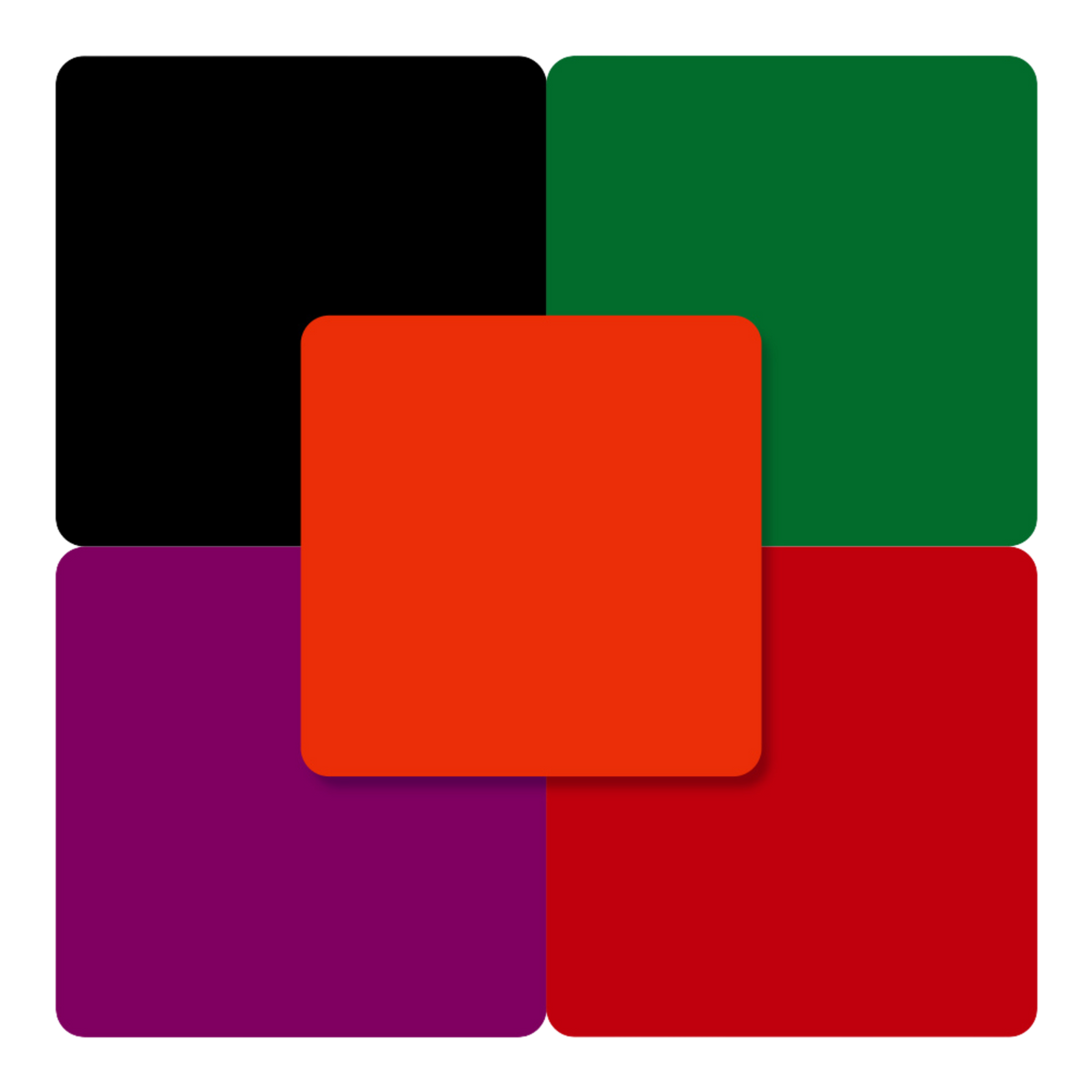 Falcon-Serie - Bunte, Undurchsichtige, Glänzende Acrylplatten - 10pcs