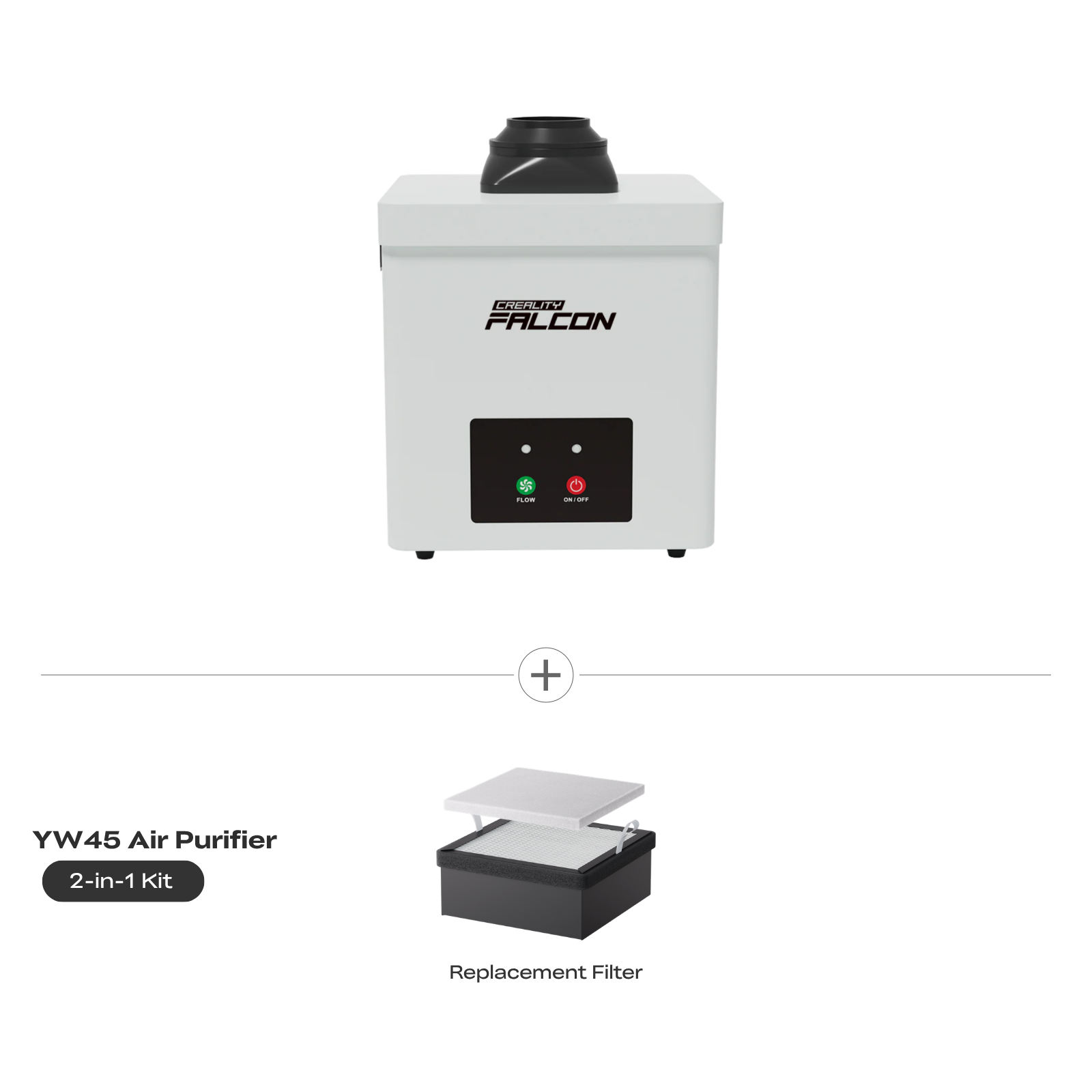 Falcon YW45 Desktop Smoke Purifier With Filter Set